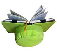 Belenci Cuscino da lettura colore verde leggio per libro accessori per lettori in tessuto adattabile al libro