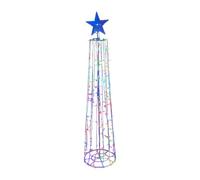 Beleuchteter Kegelbaum - Stark Wetterfest LED, Festlich Elegant | Weihnachtsbaum Kegel Form, Porch Garten Terrasse HOF Dekoration, Licht Effekt Feierlichkeit Outdoor