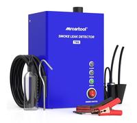 BELEY Detettore di fughe di Fumo automobilistico T80 12V con Pompa ad Aria Integrata,Prova Vuoto EVAP per sistemi di Tubi e fughe di Carburante, Compatibile con Auto, Moto, Barche