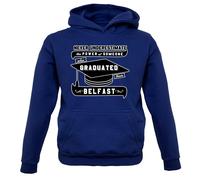 Belfast Graduate - Bambini Felpa/Maglione - Studente Uni University Grad Su Love