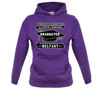 Belfast Graduate - Bambini Felpa/Maglione - Studente Uni University Grad Su Love