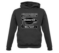 Belfast Graduate - Bambini Felpa/Maglione - Studente Uni University Grad Su Love