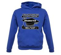 Belfast Graduate - Bambini Felpa/Maglione - Studente Uni University Grad Su Love