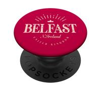 Belfast Irlanda del Nord Modern - Belfast Regno Unito Irlanda PopSockets PopGrip Adesivo