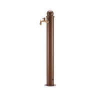Belfer 42ARM Fontana a Colonna Alta con Rubinetto in Ottone Brunito a Vitone