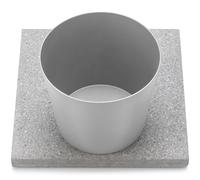 Belfer 42BSE3 Base in Cemento per Fontane con Ghiera Grande Vaschetta Alluminio