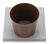 Belfer 42BSE3 Base in Cemento per Fontane con Ghiera Grande Vaschetta Alluminio