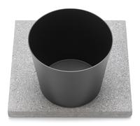 Belfer 42BSE3 Base in Cemento per Fontane con Ghiera Grande Vaschetta Alluminio