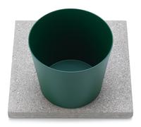 Belfer 42BSE3 Base in Cemento per Fontane con Ghiera Grande Vaschetta Alluminio