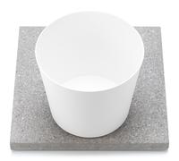 Belfer 42BSE3 Base in Cemento per Fontane con Ghiera Grande Vaschetta Alluminio