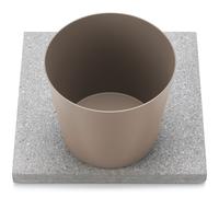 Belfer 42BSE4 Base in Cemento per Fontane con Ghiera Stretta Vaschetta Alluminio