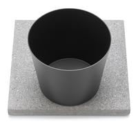 Belfer 42BSE4 Base in Cemento per Fontane con Ghiera Stretta Vaschetta Alluminio