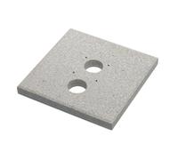 Base Quadrata 40x40x4 cm per Fontana 42/SRV in Cemento Belfer 42/BSE/9 Grigio