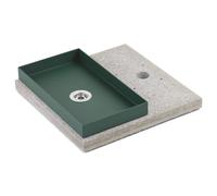 Belfer BSE6 Base in Graniglia di Cemento con Contenitore in Metallo Veniciato