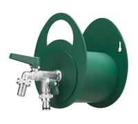 belfer Portatubo da Muro in Metallo con Rubinetto a Doppia Uscita 42/MU (VERDE)