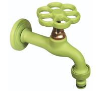 Belfer RUB024 Rubinetto in Ottone Colorato con Uscita Attacco per Gomma Rapido