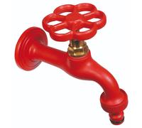 Belfer RUB024 Rubinetto in Ottone Colorato con Uscita Attacco per Gomma Rapido