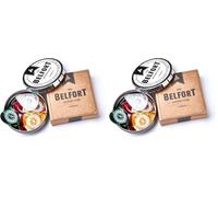 Belfort® 20 Plettri per Chitarra Elettrica, Plettro Chitarra Classica, Acustica di alta Qualità + elegante scatola + eBook Gratuito, 4 Spessori: 0,46 a 1,20mm - Accessori (Guitar) (Confezione da 2)