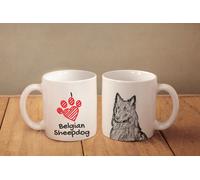 Belga Cane Pastore Tedesco - Un Tazza " i Love " Subli Cane