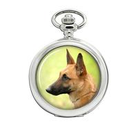 Belga Pastore Cane (Malinois) Orologio da Tasca