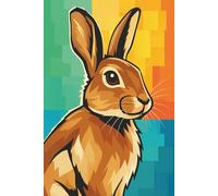 Belgian Hare Notebook: Cartoon Journal, Diary, Writing Pad: A graceful gift for Kids, Rabbit Lovers, Belgian Hare Fans, Animal Enthusiasts, Family, Friends, Loved Ones & Creative Spirits