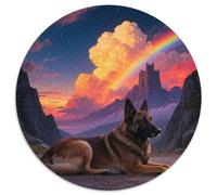 Belgian Malinois 1000 Pezzi Jigsaw Pet Dog Puzzle Rotondo Per Adulti O Bambini Puzzle Creativo Arte Ecofriendly 1000pcs (67.5x67.5cm)