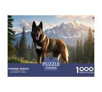 Belgian Malinois 1000 Piece Jigsaw Puzzle For Adults Family Challenge Toys Stress Relief Puzzle Exercise The Memory of The Brain for The Whole Family, Gifts for Women, Gifts for Men 38x26cm/1000pcs