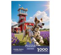 Belgian Malinois 1000 Pieces Jigsaw Puzzle Fun Cute Pets Children's Jigsaw Puzzle for Adults from 14 Years Colorful Toy Gift for Family Jigsaw Games 70x50cm/1000pcs
