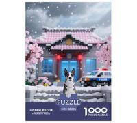 Belgian Malinois 1000 Pieces Puzzle Creative Cute Pets Puzzle for Adults for Adults from 14 Years Colorful Toy Gift for Family Jigsaw Games 38x26cm/1000pcs