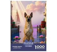 Belgian Malinois 1000 Pieces Puzzle Creative Cute Pets Puzzle for Adults for Adults from 14 Years Gift Jigsaw Games 38x26cm/1000pcs