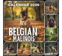 Belgian Malinois Calendar 2026: Brave & Loyal , A Stunning Year of High-Energy Shepherd Dog Breed Moments