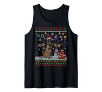 Belgian Malinois Dog Santa Happy Christmas Brutto Natale Canotta
