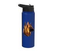 Belgian Malinois Forest - Malinois Dad Pastore Belga Stainless Steel Insulated Water Bottle