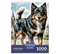 Belgian Malinois Puzzle Da 1000 Pezzi Per Adulti E Ragazzi Jigsaw Multicolore Classici Regalo Giocattolo Colorato Per La Famiglia Travel Gift 52x38cm/1000pcs