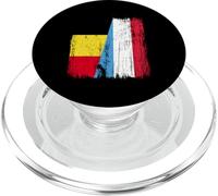 Belgio Lussemburgo Half Flag Belgian Luxembourgish Jersey PopSockets PopGrip per MagSafe