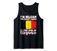 Belgium Flag Proud Elegant Belgian Boyfriend Girlfriend Canotta