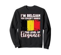 Belgium Flag Proud Elegant Belgian Boyfriend Girlfriend Felpa