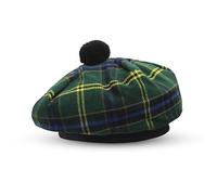 BELGLY Cappello scozzese Tam o' Shanter acrilico Tammy Jimmy cappello piatto in molti tartan, esercito britannico, Taglia unica