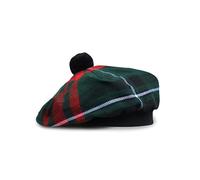 BELGLY Cappello scozzese Tam o' Shanter acrilico Tammy Jimmy cappello piatto in molti tartan, Patrimonio del Galles, Taglia unica