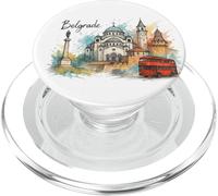 Belgrado Beograd Serbia Classic Everyday Travel PopSockets PopGrip per MagSafe