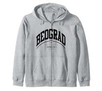 Belgrado Serbia Capitale Vacanza a Belgrado Regali Felpa con Cappuccio