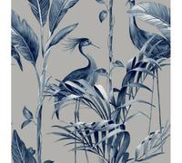 Belgravia Azzurra Foglia Carta da Parati (AG1198)