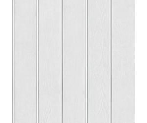 Belgravia Decor Carta da parati bianca in legno con perline 5912