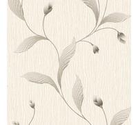 Belgravia Tiffany Sentiero Floreale Foglia Carta da Parati Seta Tessuto Vinile