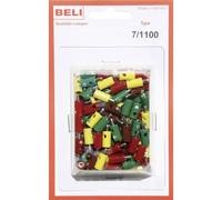 BELI-BECO 7/1100 Mini Morsetto a banana Ø perno: 2.6 mm 1 KIT