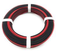 BELI-BECO L2218/25 - Cavo in rame 2 x 0,14 mm² (1 x 18 x 0,10 mm) - Cavo doppio - 25 m anello (rosso-nero)