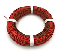 BELI-BECO L2218/25 - Cavo in rame 2 x 0,14 mm² (1 x 18 x 0,10 mm) - Doppio cavo - 25 m anello (rosso/marrone)