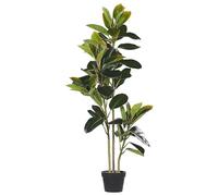 Beliani Accessorio Decorativo per Interni Pianta Finta in Materiale Sintetico 134 cm Ficus