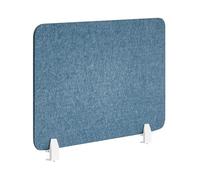 Beliani Divisorio da scrivania PET Pannello acustico Tessuto fonoassorbente 80 x 50 cm blu