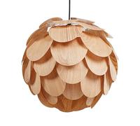 Beliani Lampada a sospensione con pigna di bambù luce naturale